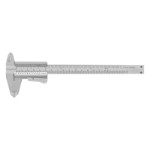 Vernier caliper with thumb lock 0-200x0,05 mm and Jaw length 40 mm